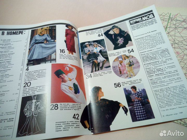 Журнал мод 3 Москва 1989