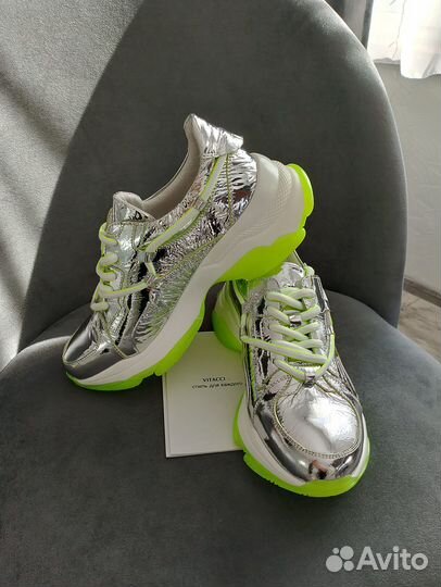 Кроссовки женские натуральная кожа 36р