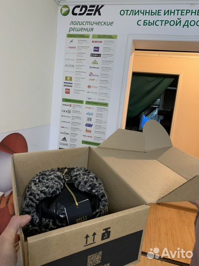 Ушанки Каракуль с Питоном Zilli