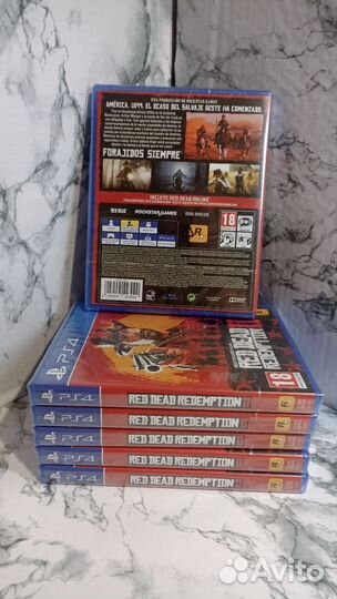 Red dead redemption 2 ps4 диски новые