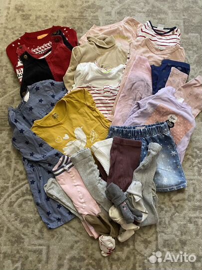 Вещи пакетом на девочку 92-98