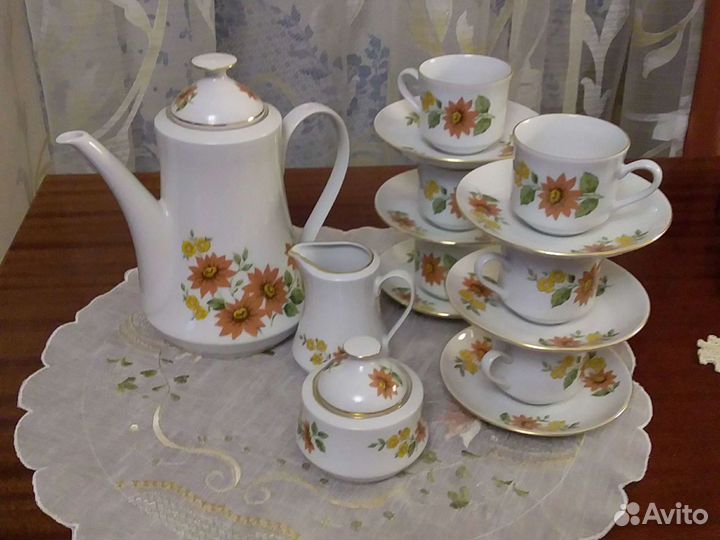 Сервизы кофейные СССР и чайные