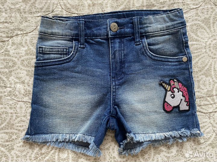 Джинсовые шорты для девочки Futurino 128
