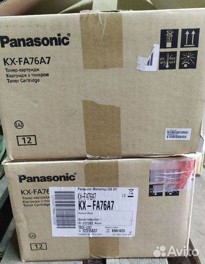 Тонер-картридж KX-FA76A Panasonic