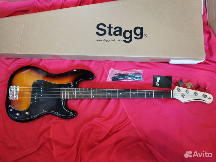 Бас-гитара Stagg SBP-30 SNB новая