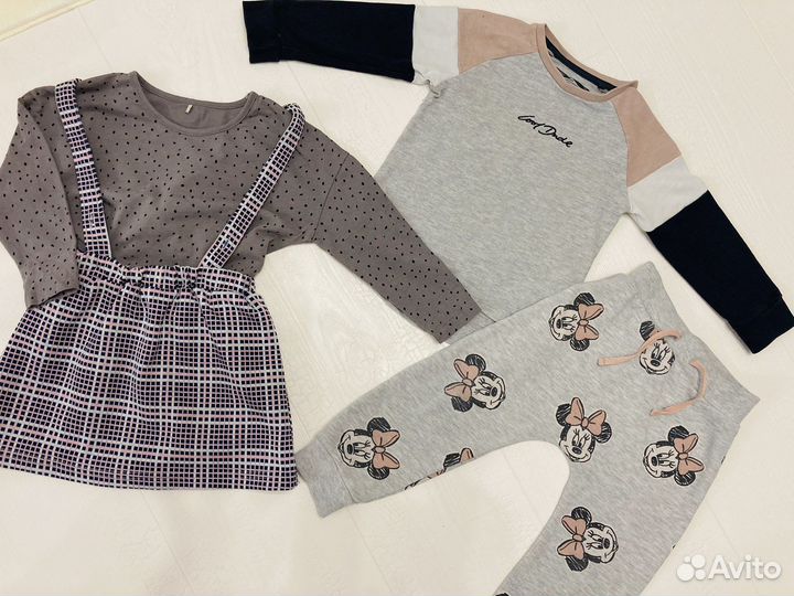 Вещи пакетом (штучно) на девочку 92 98 next