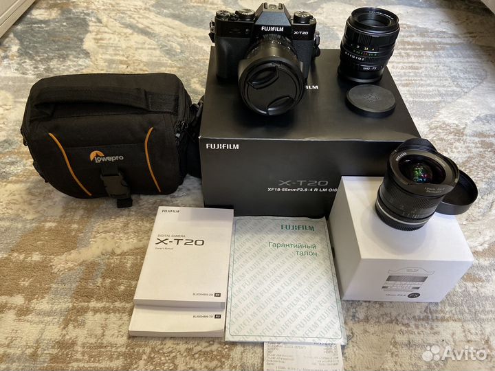 Фотоаппарат fujifilm x-t20 + 18-55 mm f2,8-4