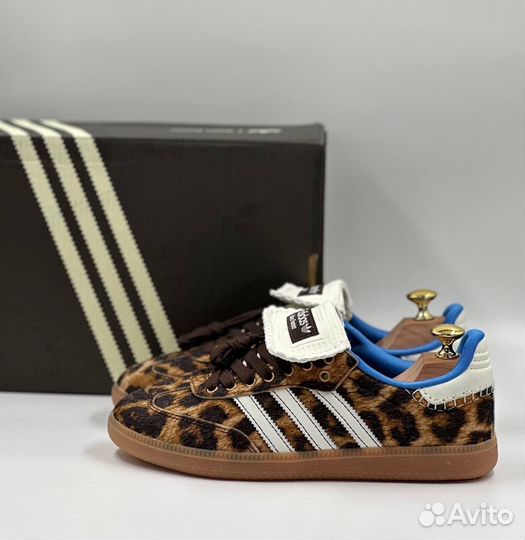 Кроссовки Adidas wales bonner leopard