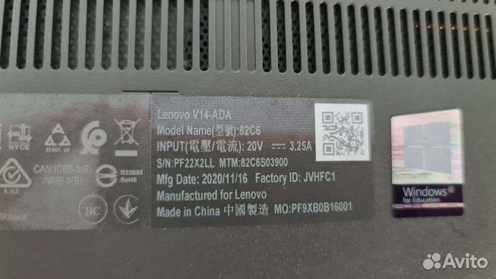 Новый Ультрабук lenovo V14 4ядра 8гб, видео 2