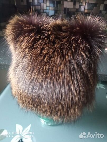 Шапка зимняя меховая женская