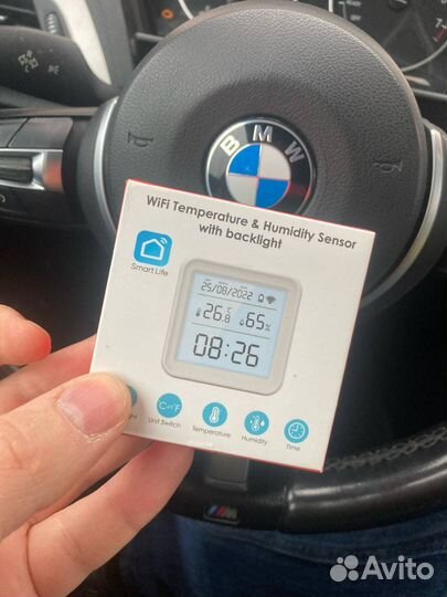 Датчик температуры и влажности Tuya WiFi