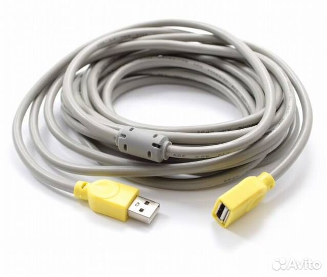 USB Удлинитель 1.5 м скоростной, высокотоковый, в