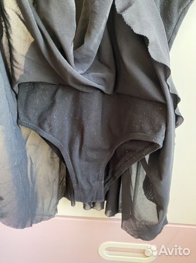 Купальник гимнастический чёрный