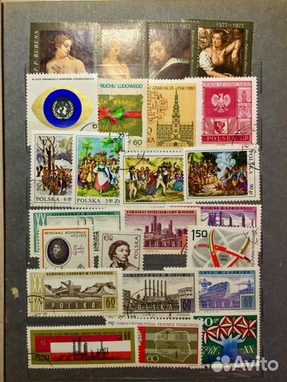 Марки. А19. Польша до 1990 (530 шт)