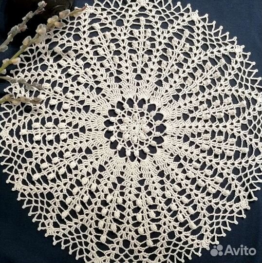 Салфетка вязаная крючком