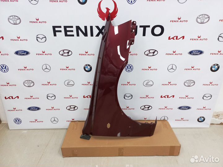 Крыло крашеное Хендай Акцент цвет Темная Вишня