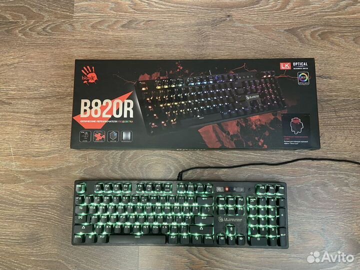 Клавиатура механическая A4-Tech Bloody B820R