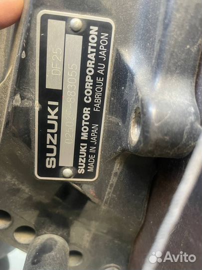 Лодочный мотор suzuki DF25