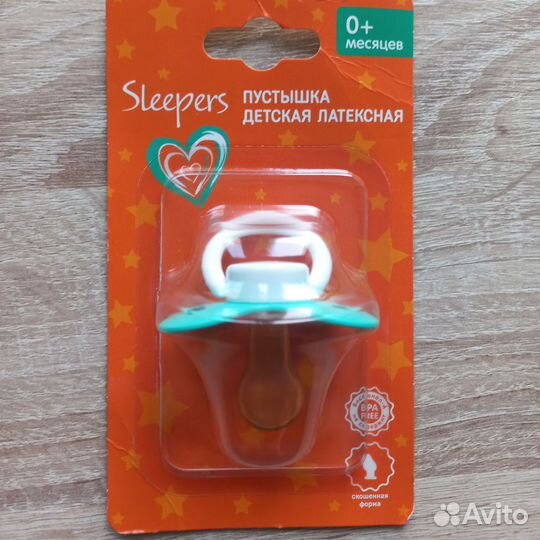 Новая соска пустышка Sleepers