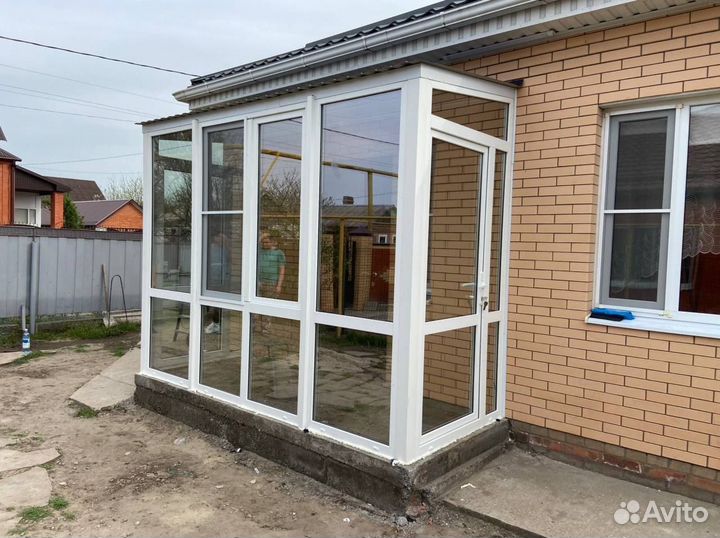 Тамбур,веранда из пвх под заказ