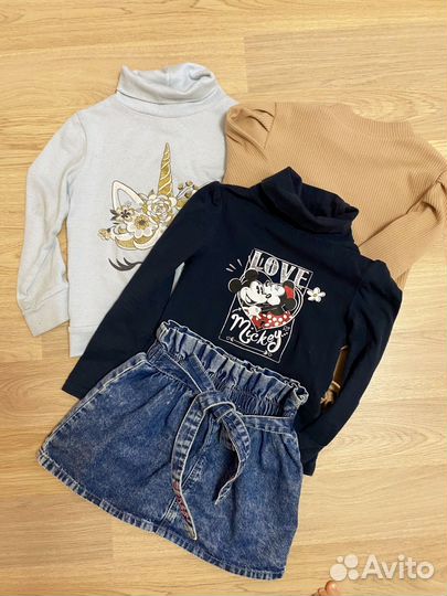 Одежда пакетом для девочки 98