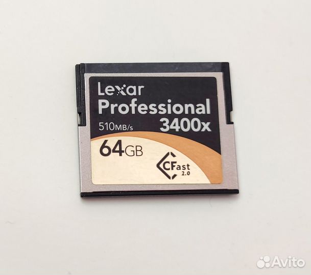 Карты памяти Lexar CFast 2.0 64Gb и 256Gb