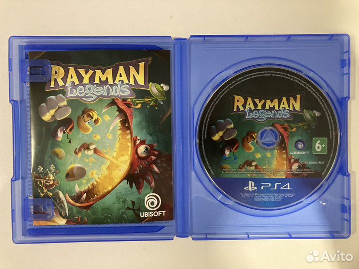 Диски на ps4 Rayman Legends