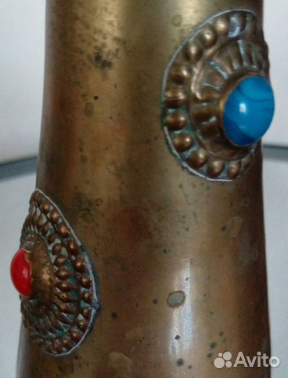 Индийские латунные вазы