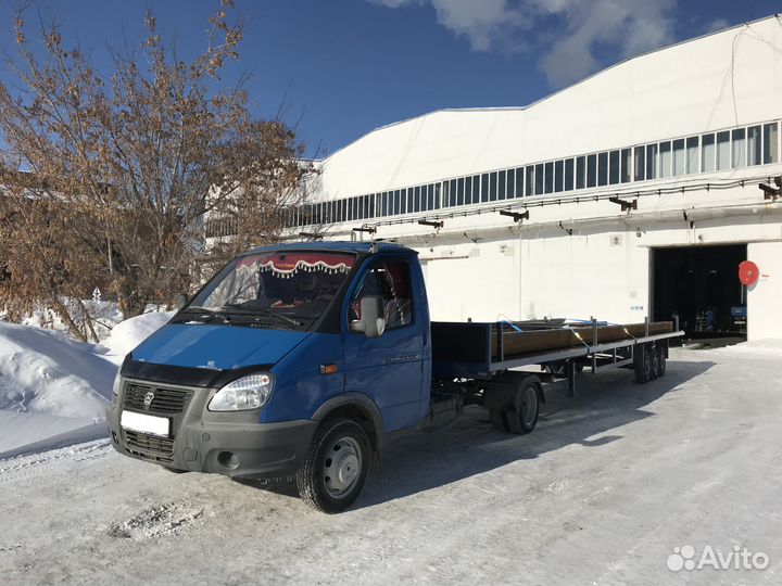 Аренда полуприцепа 12 метров, газель длинномер 12м