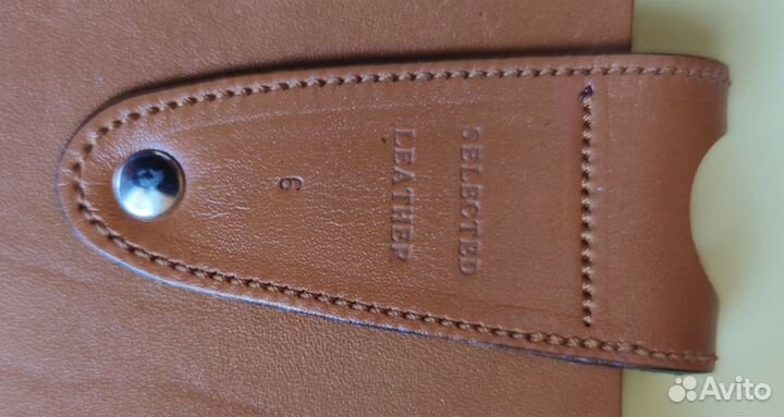 Чехол для фляги Mustang кожа 0,18 л Испания Новый