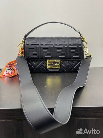 Сумка fendi натуральная кожа