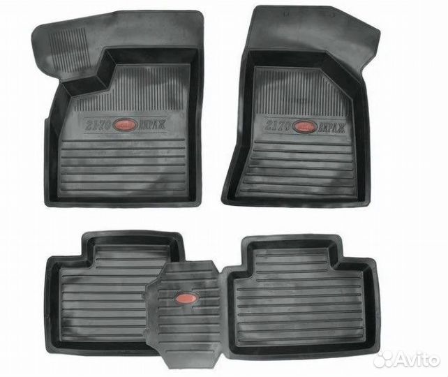 Коврики резиновые priora