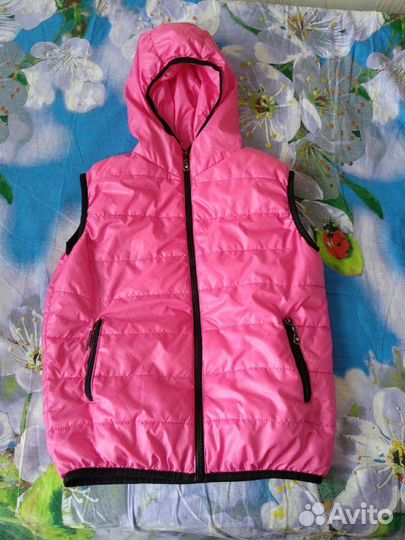 Куртка,болоньевая безрукавка