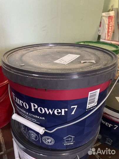 Краска tikkurila euro power 7 y481