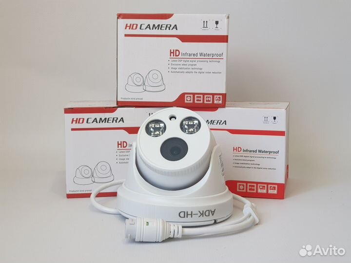 Камера видеонаблюдения 4Мп IP PoE микрофон