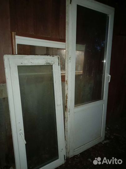 Окно и дверь пластиковые бу