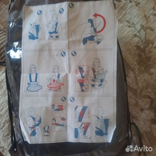 Рюкзак переноска кенгуру для новорожденных