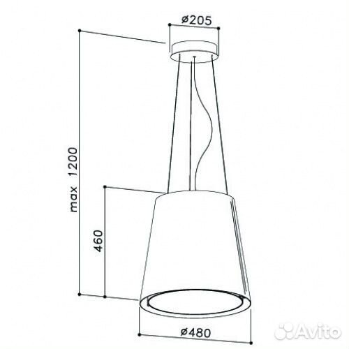 Вытяжка sirius silt28 black