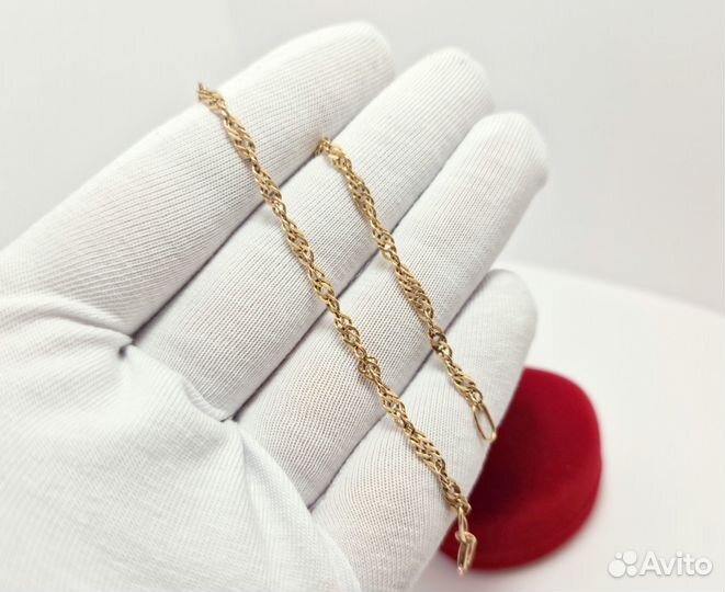 Золотой браслет Сингапур 2,6гр