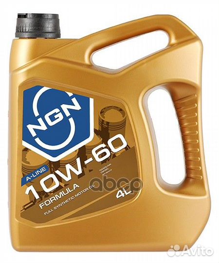 Масло моторное formula A-line 10W-60 4л. NGN