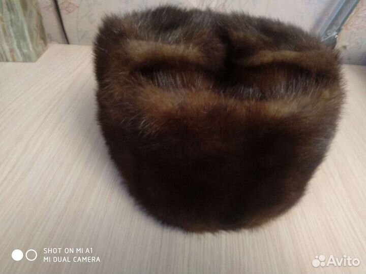 Мужская норковая шапка