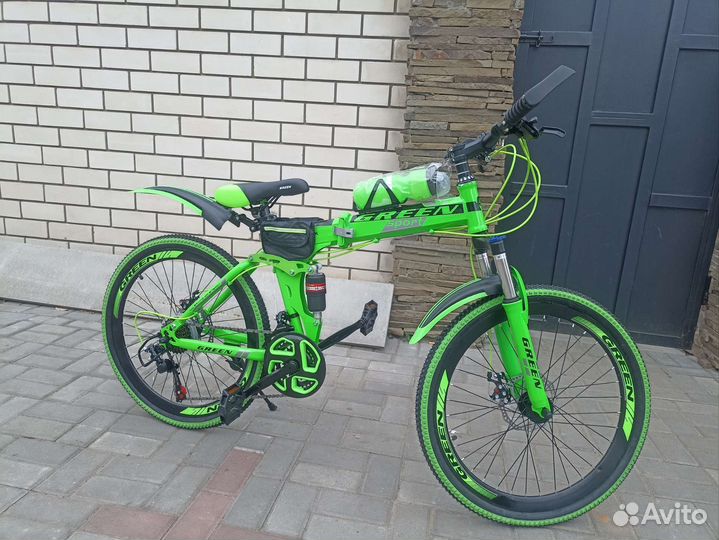 Новый складной 24 колеса,15 рама,21 скорость