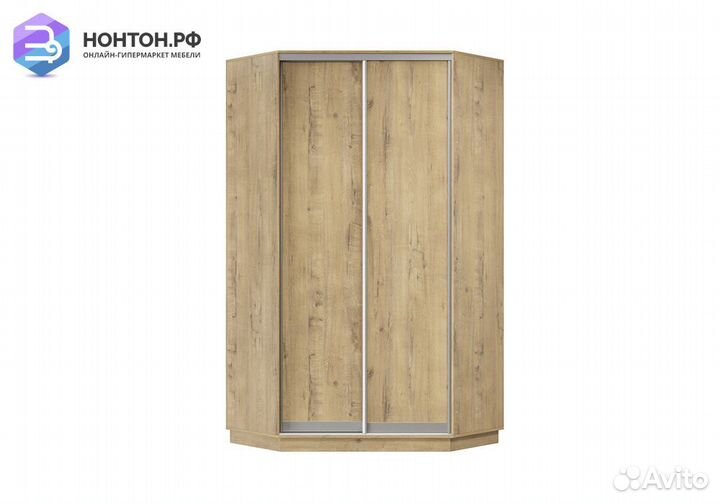 Шкаф-купе угловой двухдверный Алькор бунратти