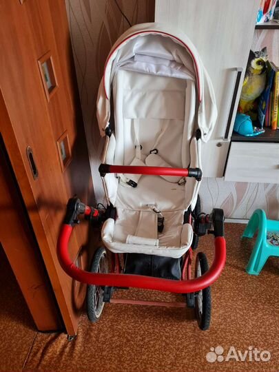 Коляска 2 в 1 эко кожа