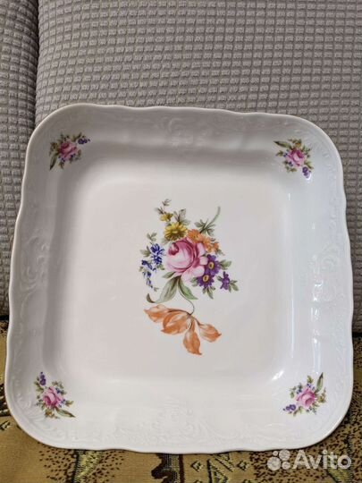 Салатник, чешский фарфор