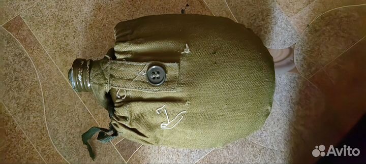 Фляга армейская СССР с чехлом