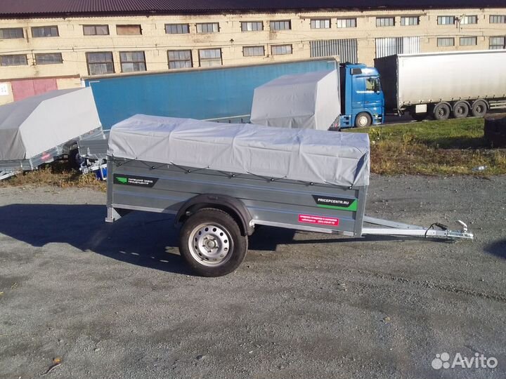 Прицеп легковой Титан 2513-05 (2.5*1.3*0.5м) цинк