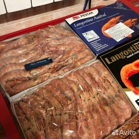 Лангустины варёно морож