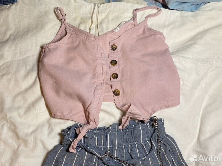 Комплект на лето. Шорты и фодболка (девочке )