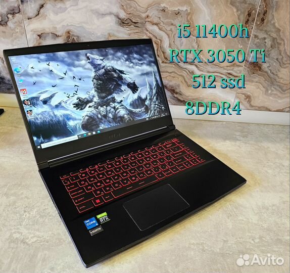MSI i5 11400h/ Rtx 3050 ti/ 512 ssd